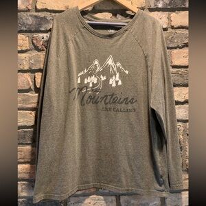Men’s mountain long sleeve tshirt 2XL
